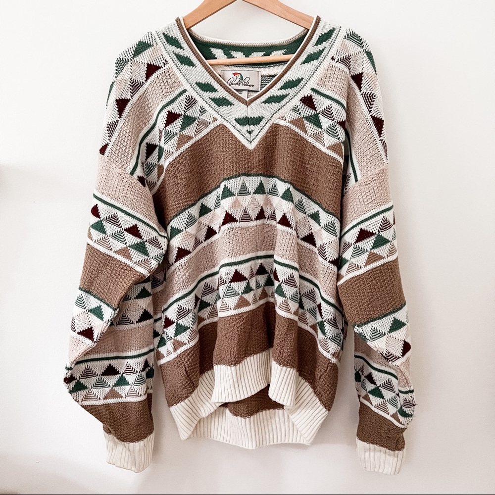 ARNOLD PALMER Aztec Sweater